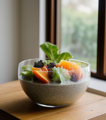 Lettuce and Fruit Salad With Poppy Seed Dressing recipe image