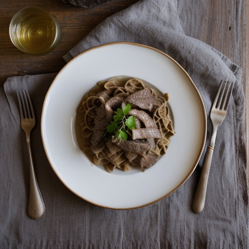 Light Beef Stroganoff recipe image