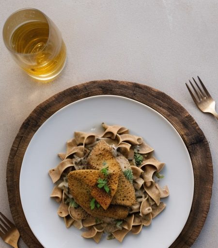 Light Chicken Stroganoff recipe image