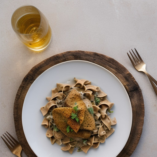 Light Chicken Stroganoff recipe image