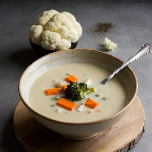Light Cream of Veggie Soup recipe image