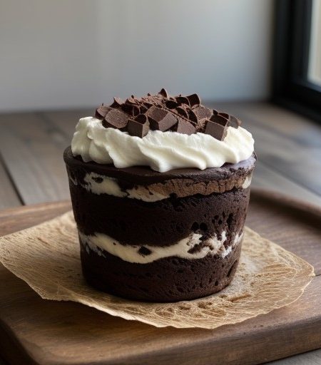 Light Fudge Brownie Sundae recipe image