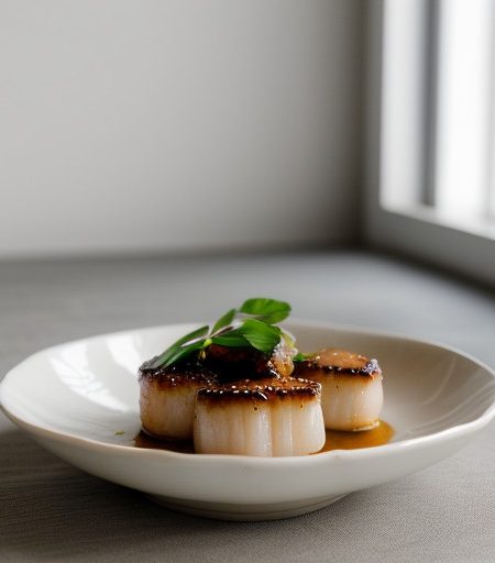 Light & Lemony Broiled Scallops recipe image