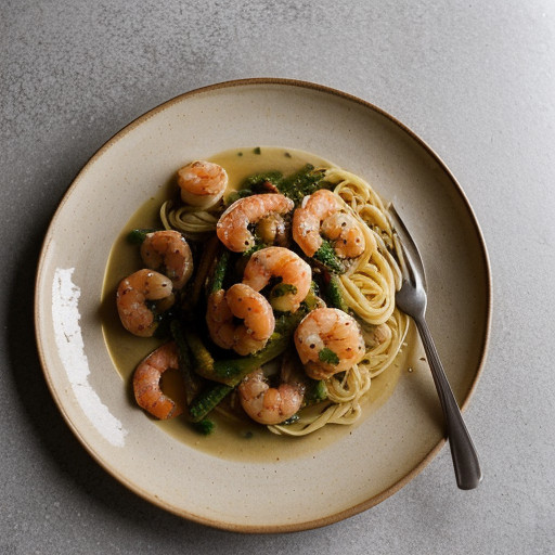 Light Shrimp Scampi recipe image