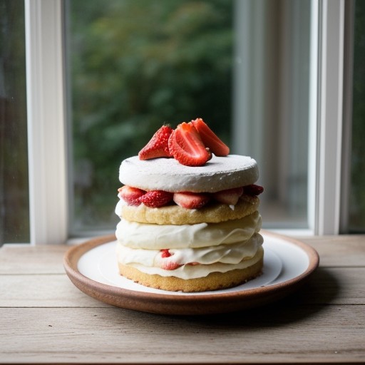 Light Strawberry Shortcake recipe image