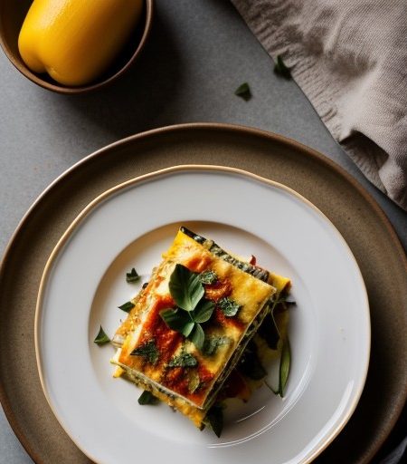 Light Vegetable Lasagna (8.5 PTS recipe image