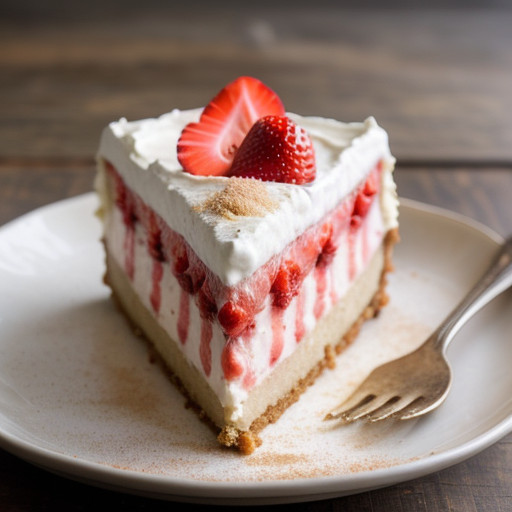 Light and Luscious Strawberry Cheesecake recipe image