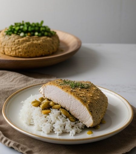 Light and Zesty Chicken 'N Rice recipe image