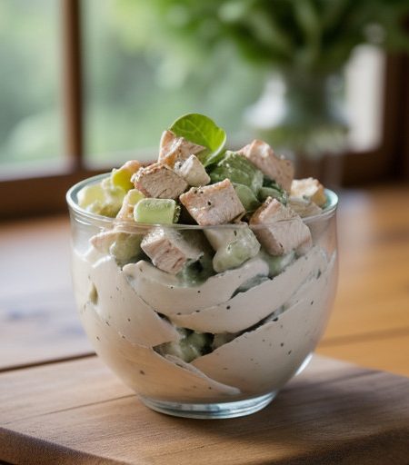 Lighter Chicken Waldorf Salad recipe image