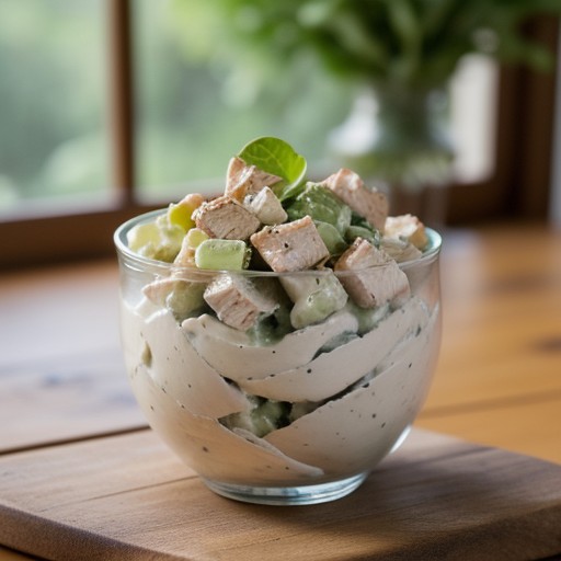 Lighter Chicken Waldorf Salad recipe image