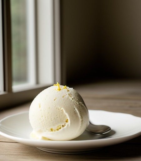 Lightly Lemon Ice Cream recipe image