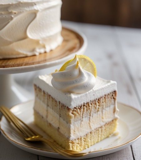 Like Magic Meringue Cake recipe image