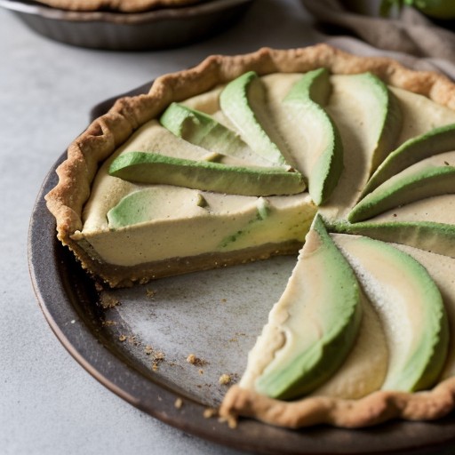 Lime - Avocado Pie recipe image
