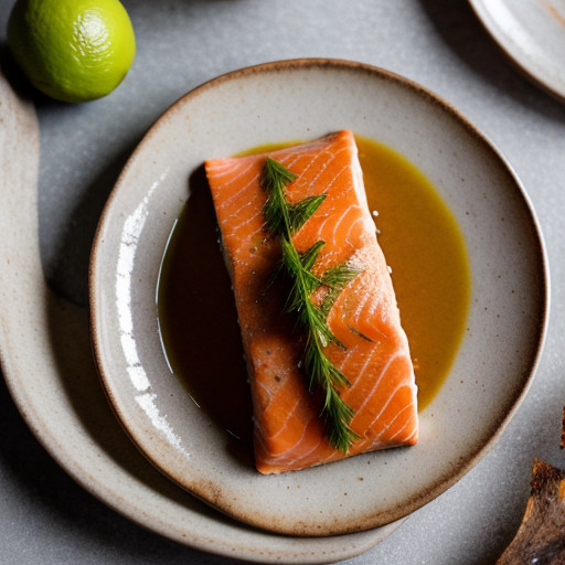 Lime-Ginger Smoked Salmon recipe image