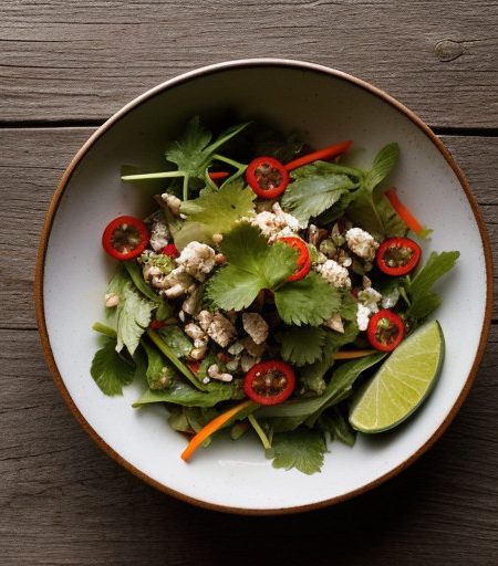 Lime & Hot Pepper Salad recipe image