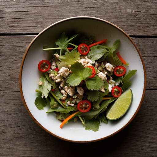 Lime & Hot Pepper Salad recipe image