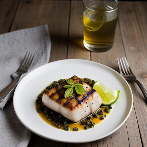 Lime-Marinated Halibut - Country Cooking recipe image