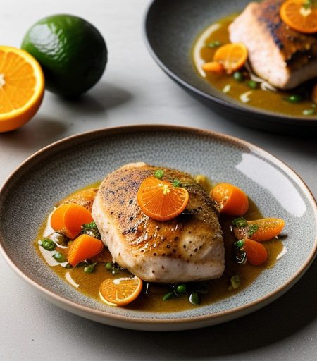 Lime and Tangerine Chicken Breasts recipe image