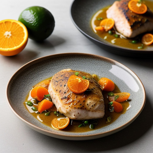 Lime and Tangerine Chicken Breasts recipe image