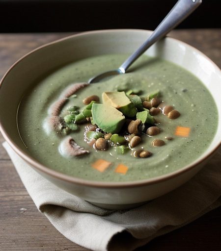 Linda McCartney's Avocado & Green Chili Soup recipe image
