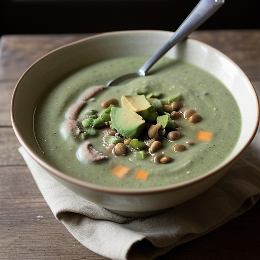 Linda McCartney's Avocado & Green Chili Soup recipe image