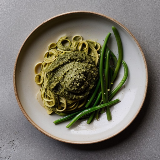 Linguine Al Pesto Genovese recipe image