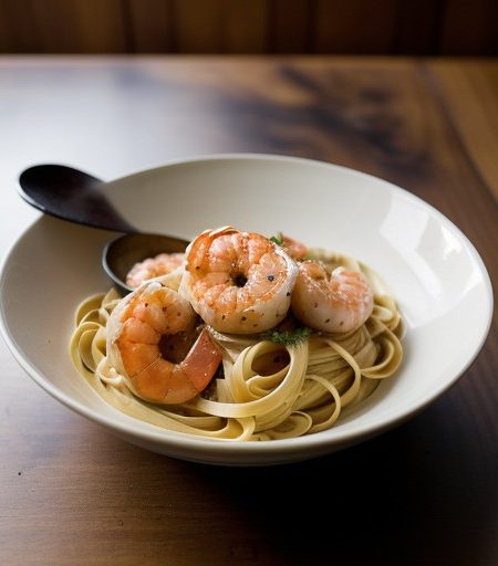 Linguine Gamberini (Garlic Shrimp Sauce