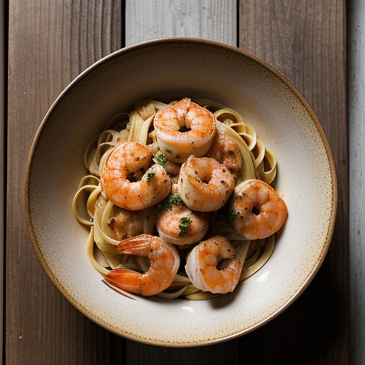 Linguine Gamberini (Garlic Shrimp Sauce recipe image