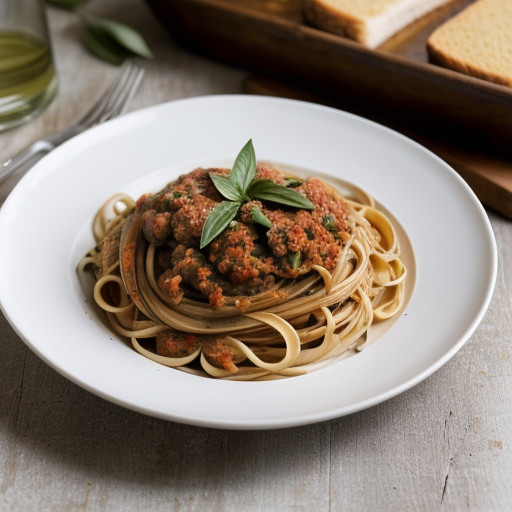 Linguine Turkey Bolognese recipe image
