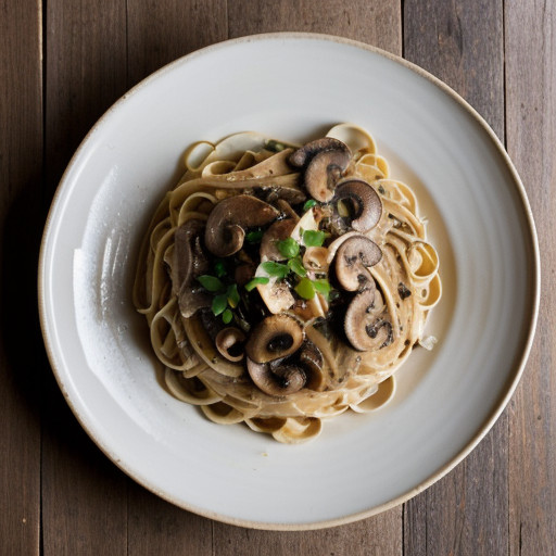 Linguine W/Mushrooms & Garlic *** Susan (Pstt recipe image
