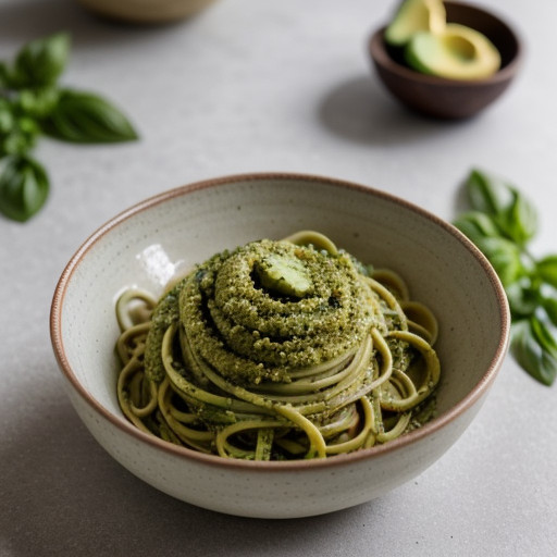 Linguine With Avocado Pesto recipe image