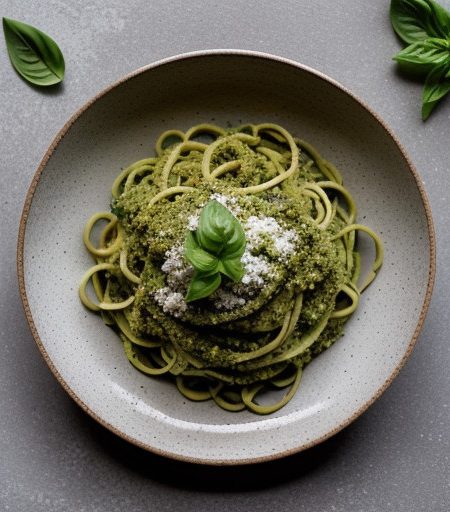 Linguine With Avocado Pesto recipe image