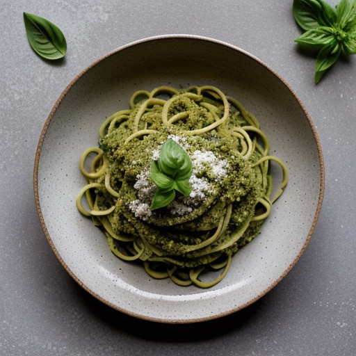 Linguine With Avocado Pesto recipe image