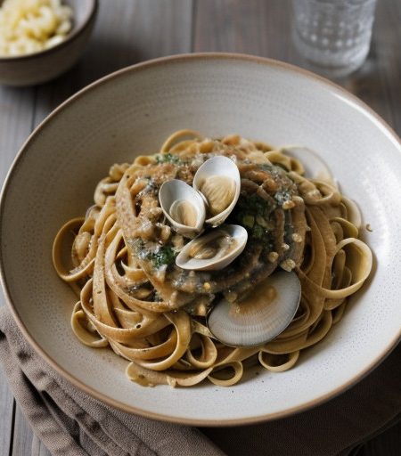 Linguine With Clam Sauce (Silverman recipe image
