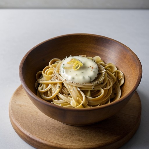 Linguine With Creamy Lemon Sauce recipe image