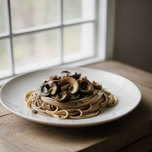 Linguine With Exotic Mushrooms recipe image