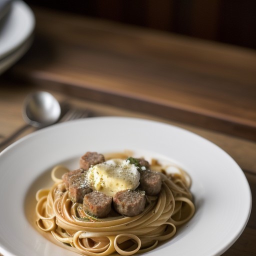 Linguine With Italian Sausage recipe image
