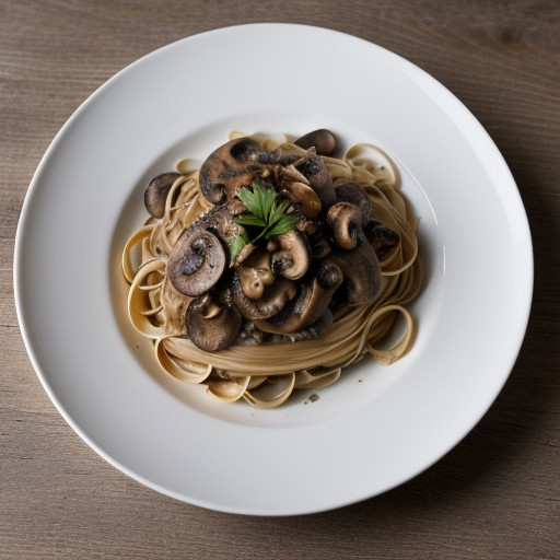 Linguine With Mushrooms recipe image