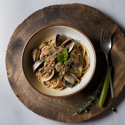 Linguine With Red Clam Sauce recipe image