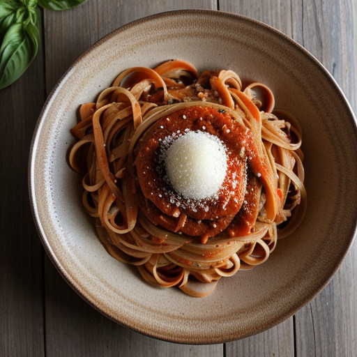 Linguine With Red Pepper Sauce recipe image