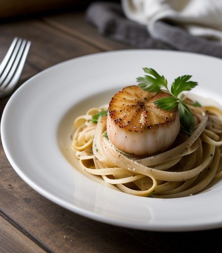 Linguine With Scallops recipe image