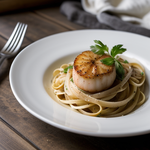 Linguine With Scallops recipe image