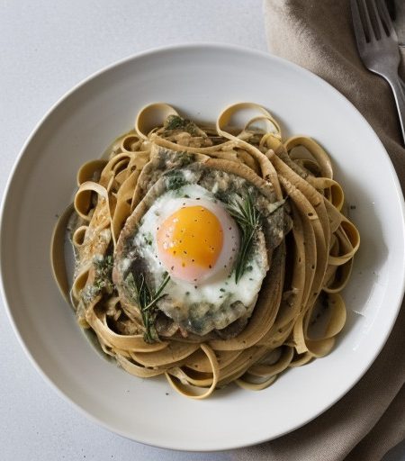 Linguine With Tarragon & Clam Sauce recipe image