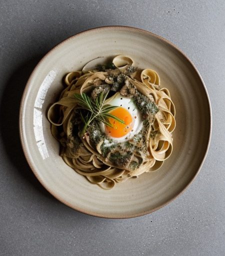 Linguine With Tarragon and Clam Sauce recipe image