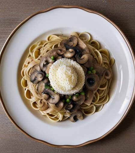 Linguine With Turkey & Mushrooms recipe image