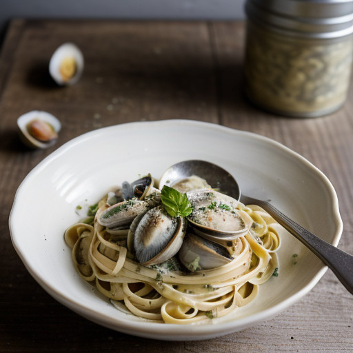 Linguine With White Clam Sauce recipe image