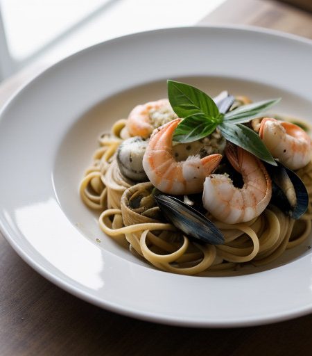 Linguini With Seafood - Buon'appetito recipe image