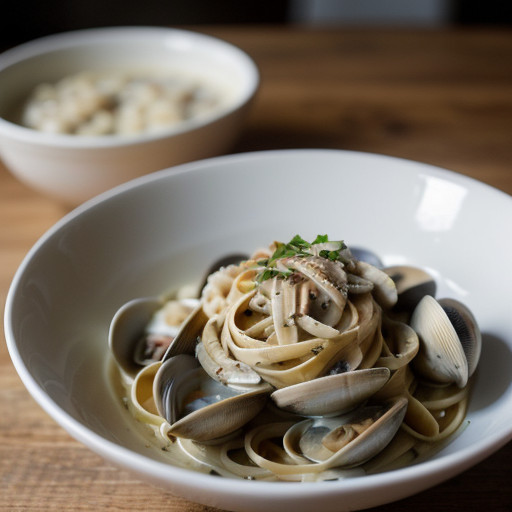 Linguini With White Clam Sauce recipe image