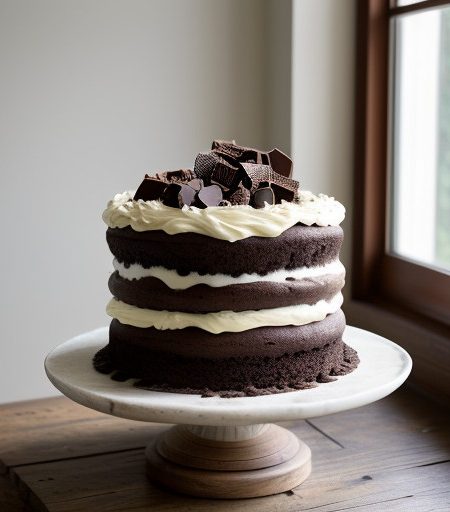 Lin's Infamous Chocolate Chip Cake recipe image