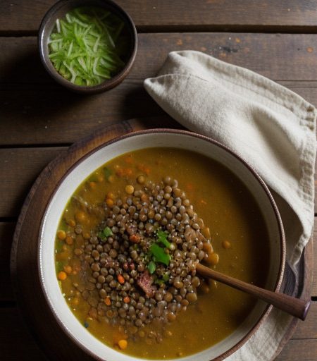 Linsensuppe Mit Frankfurter (Lentil Soup With Frankfurters recipe image